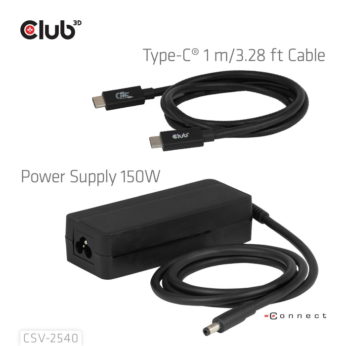 EAN 8719214473501 - CLUB3D CSV-2540 base para portátil y replicador de puertos Acoplamiento USB 3.2 Gen 1 (3.1 Gen 1) Type-C  imagen 6