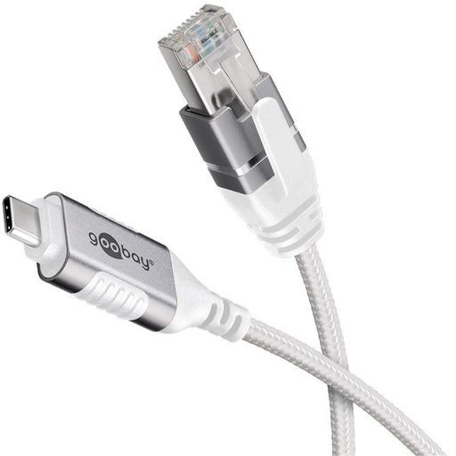 EAN 4040849743887 - Goobay 74388 cambiador de género para cable USB 3.1 type A RJ45 Blanco imagen 2