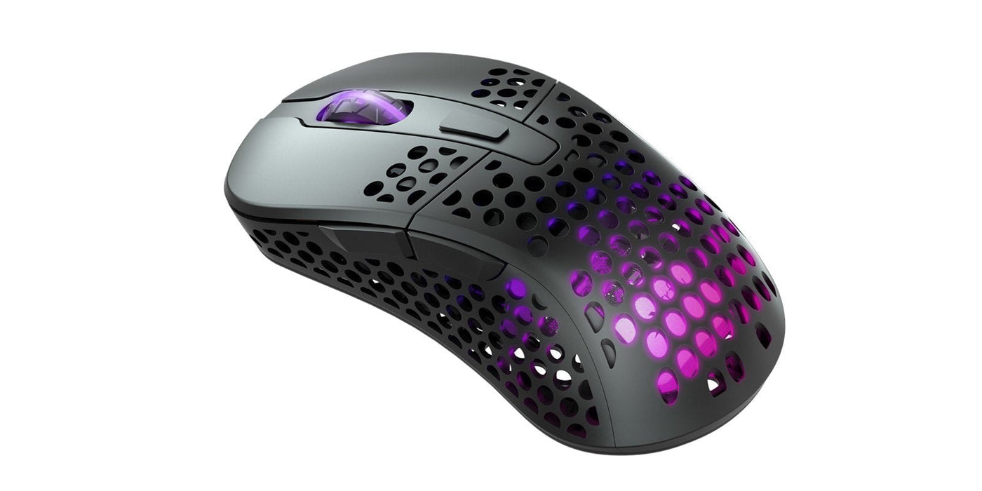 Xtrfy M4 Rgb Ratón Ergonómico Óptico Inalámbrico 2.4 Ghz Receptor Inalámbrico Usb Negro