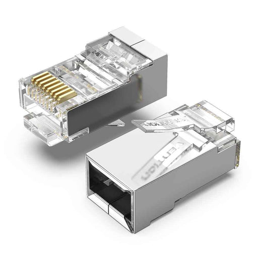 EAN 6922794744110 - Vention IDAR0-100 conector RJ-45 Plata, Transparente imagen 1
