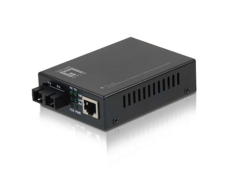 EAN 4015867186329 - LevelOne FVT-2401 convertidor de medio 100 Mbit/s 1310 nm Monomodo Negro imagen 1