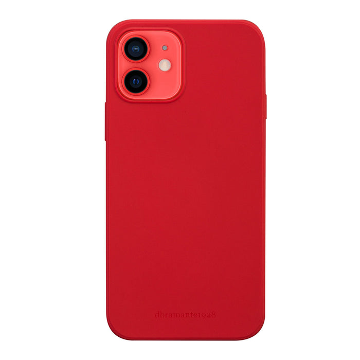 Dbramante1928 Greenland Carcasa Trasera Para Teléfono Móvil A Presión 100 % De Plástico Reciclado Rojo Manzana De Caramelo Para Apple Iphone 12 Mini