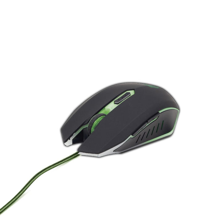 EAN 8716309081849 - Gembird MUSG-001-G ratón Juego Ambidextro USB tipo A 2400 DPI imagen 1