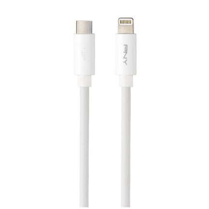 Pny Cable Usb-C / Lightning 3m - Blanco - Plastique