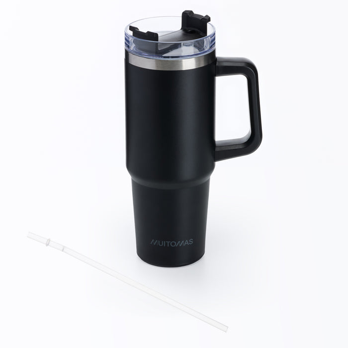 EAN 8021735219200 - Muitomas TRAVELMUG900BK taza de viaje 900 ml Negro Acero inoxidable imagen 5