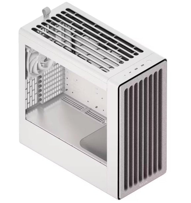 Havn Bf 360 Pc Carcasa, Midi-Tower, E-Atx, Tempered Glass - Blanco