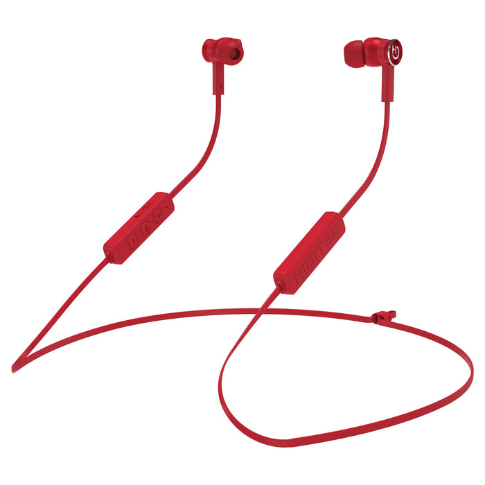 EAN 8436545692127 - Hiditec AKEN Auriculares Inalámbrico Dentro de oído, Banda para cuello Llamadas/Música Bluetooth Rojo imagen 1