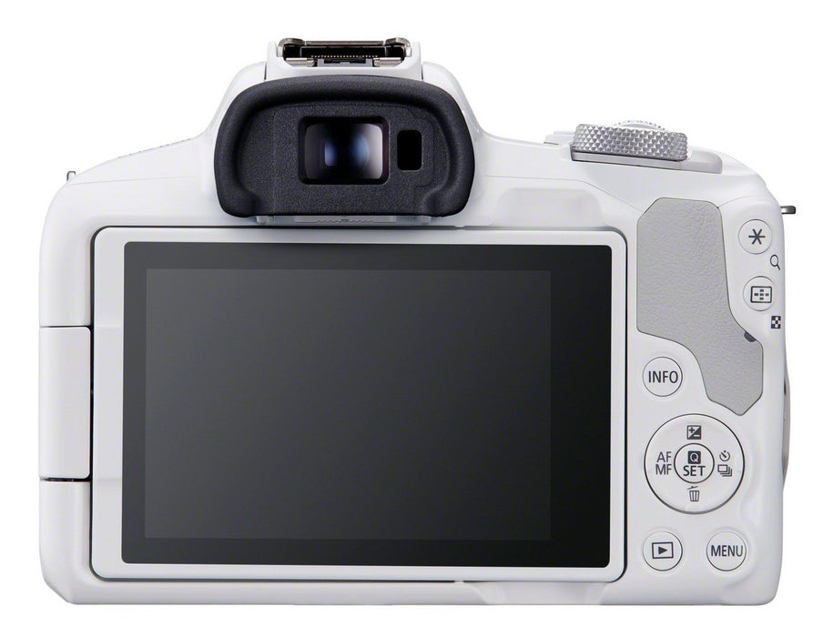 EAN 4549292205282 - Canon EOS R50, White + RF-S 18-45mm F4.5-6.3 IS STM Kit MILC 24,2 MP CMOS 6000 x 4000 Pixeles Blanco imagen 6