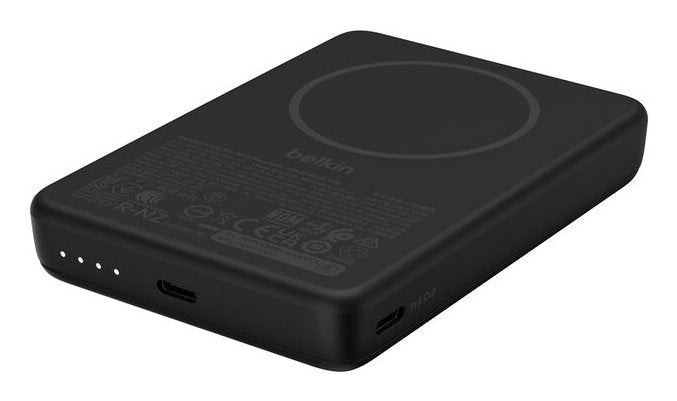 Belkin Boostcharge Slim 10000mah Mag.Pb/15w Qi2 Black Bpd018hqbk