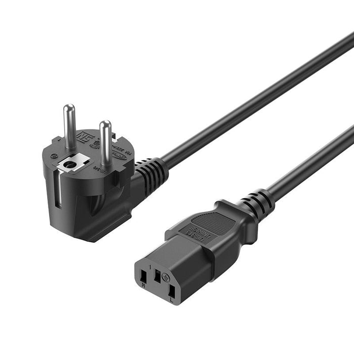 Cable Alimentación Forma 8 Vention Zcgbac Cee7 16 Macho C13 Hembra 1.8m