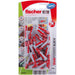 EAN 4048962237023 - Fischer 534993 tornillo de anclaje y taco 28 pieza(s) Juego de enchufes de pared y tornillos 30 mm imagen 1