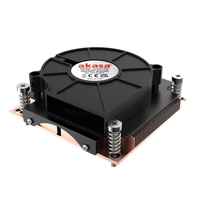 EAN 4710679552019 - Akasa AK-CC7401BP01 sistema de refrigeración para ordenador Procesador Refrigerador de aire 7,5 cm Negro  imagen 1