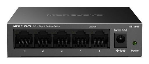 EAN 6957939001315 - Mercusys MS105GS switch No administrado Gigabit Ethernet (10/100/1000) Negro imagen 1