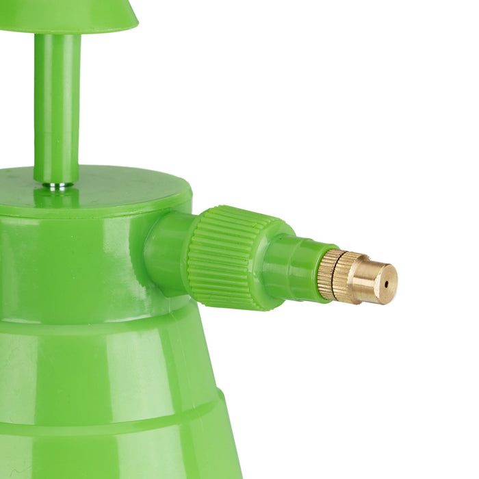 Relaxdays Pumpsprühflasche, 1,5 L Blanco, Verde