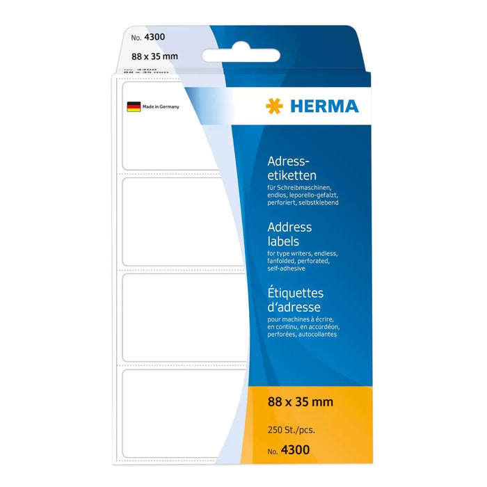 Herma Etiquetas De Dirección 88,0 X 35,0 Mm
