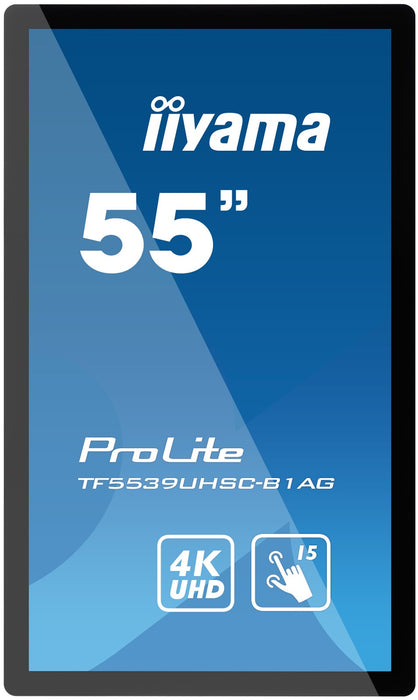 Monitor Iiyama 55 Tf5539uhsc-B1ag Touch  8ms,24/7,Dvi,Hdmi,Vga