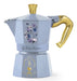 EAN 8006363074339 - Bialetti Bridgerton Cafetera italiana 0,13 L Azul, Oro imagen 1