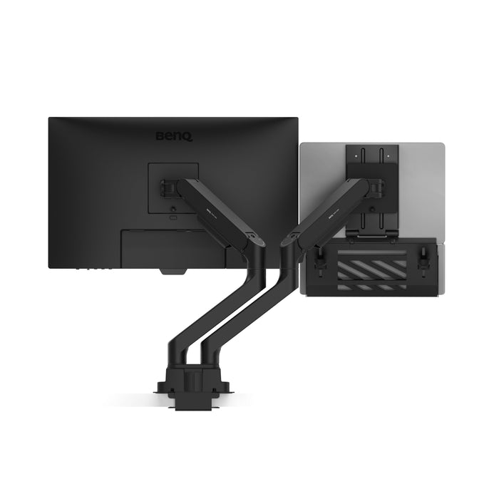 Benq Ltb01 Bandeja Plegable Para Portátiles Para Brazos De Monitor. Montaje Vesa 75 × 75 Mm Compatible Con Portátiles De 12 A 17 Pulgadas. Paneles De Protección Y Almohadillas.