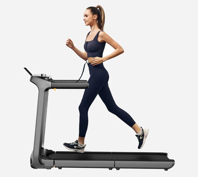 Cinta De Correr Kingsmith X218 Plegable Verticalmente Con Pasamanos Laterales, 1,75 Cv (1-18 Km/H)