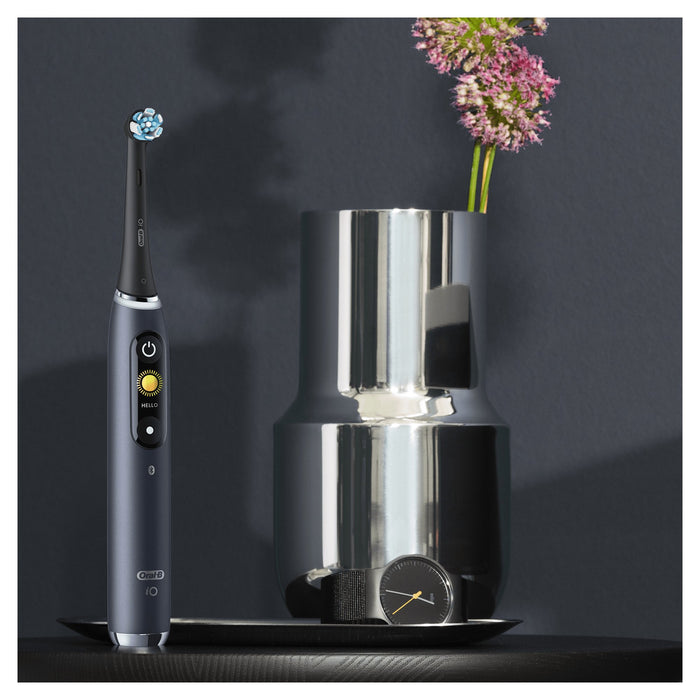 EAN 4210201411550 - Oral-B iO 80363731 cepillo eléctrico para dientes Adulto Cepillo dental oscilante Negro, Plata imagen 10