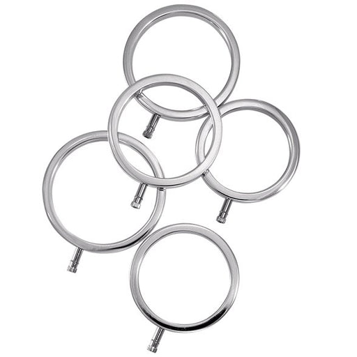 EAN 0609224031038 - ElectraStim Solid Metal Cock Rings Anillo para pene y testículos imagen 1