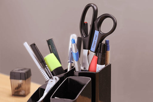 EAN 4977766625074 - Brother M-K521B cinta para impresora de etiquetas Negro sobre azul imagen 2