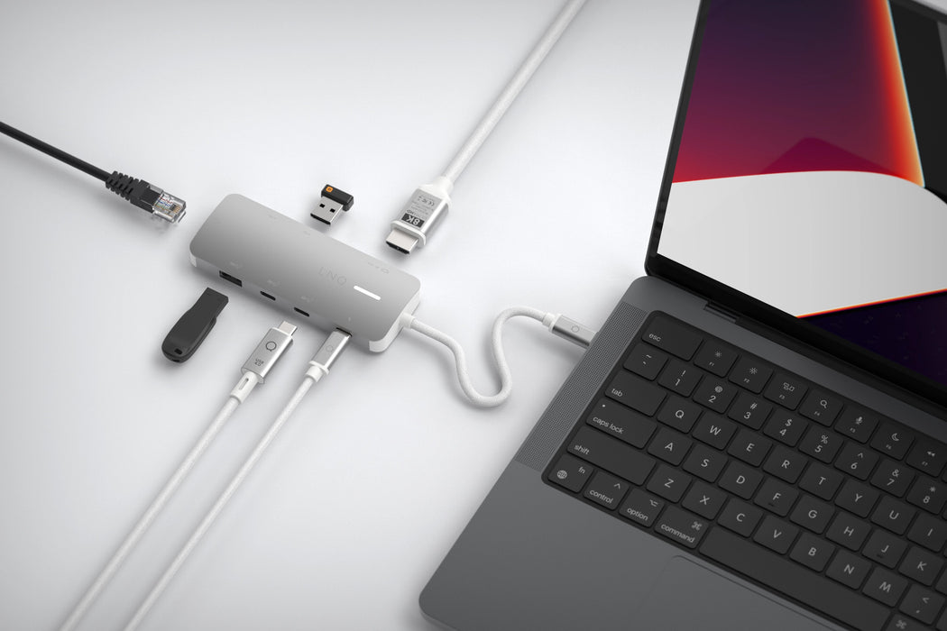 EAN 8720574622720 - LINQ LQ49081 base para portátil y replicador de puertos Alámbrico USB 3.2 Gen 2 (3.1 Gen 2) Type-C Gris,  imagen 7