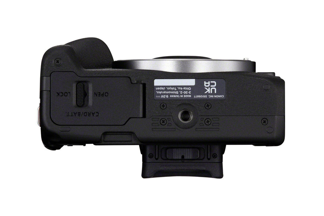 Canon Eos R50, Black + Rf-S 18-45 Is Stm + Rf-S 55-210mm F5-7.1 Is Stm Kit Milc 24,2 Mp Cmos 6000 X 4000 Pixeles Negro
