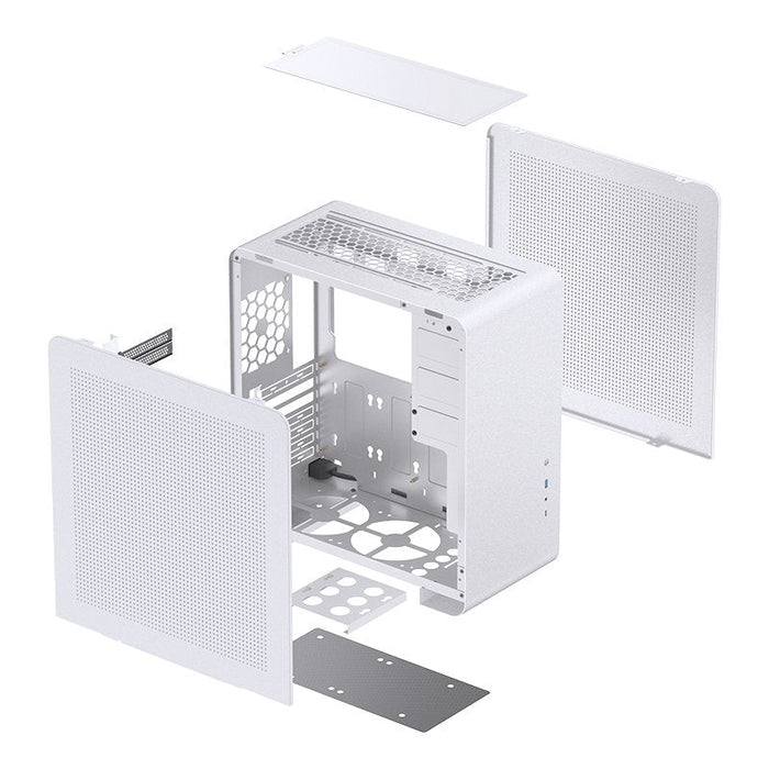 Jonsbo U4 Pro Mesh Midi-Tower - Blanco