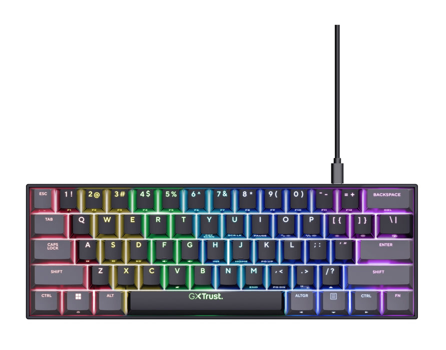EAN 8713439248838 - Trust GXT 867 Acira teclado Juego USB QWERTZ Alemán Negro, Gris imagen 3