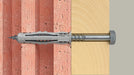 EAN 4048962480856 - Fischer 568012 tornillo de anclaje y taco 25 pieza(s) Anclaje de expansión 60 mm imagen 8