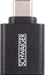 EAN 4004005011722 - Schwaiger CAU310 533 cambiador de género para cable USB Type-C USB Type-A Negro imagen 1