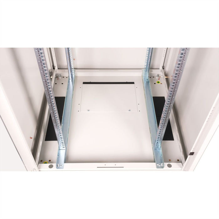 Roline 19-Zoll Netzwerkschrank Basic 42 He, 800x800 Bxt Glastr Grau