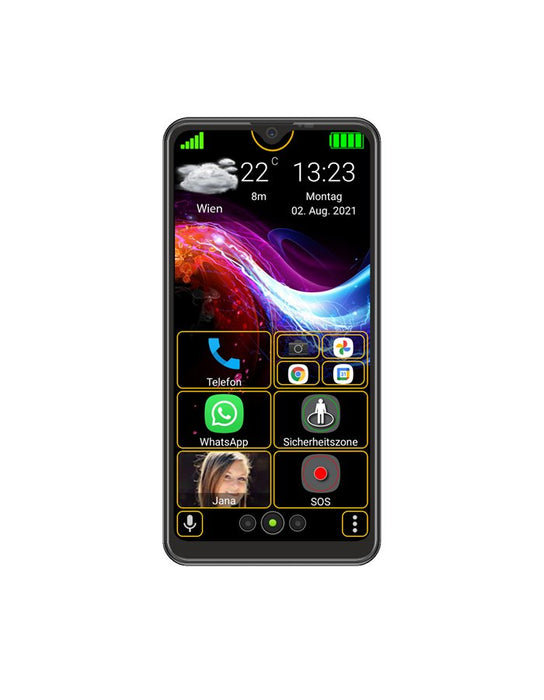 EAN 9120042778123 - Beafon M6s plus 15,9 cm (6.26") SIM doble Android 10 4G USB Tipo C 3 GB 32 GB 4000 mAh Negro imagen 4