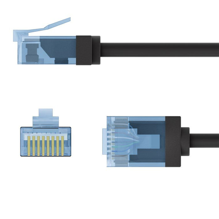 EAN 4040849742309 - Goobay 74230 cable de red Negro 0,15 m Cat6a U/UTP (UTP) imagen 3