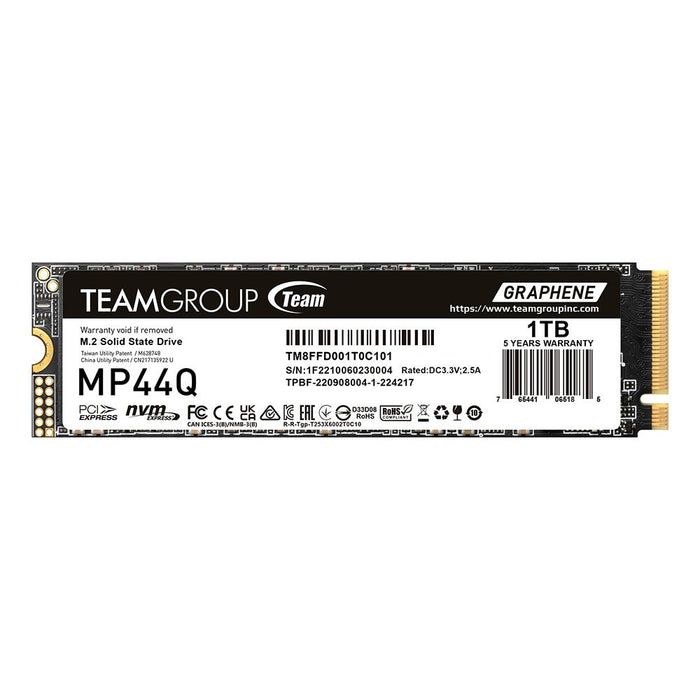 EAN 4711430802817 - Team Group MP44Q 2 TB M.2 PCI Express 4.0 NVMe QLC 3D NAND imagen 1