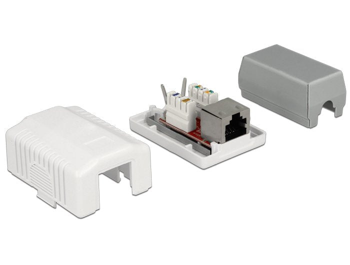 EAN 4043619861965 - DeLOCK 86196 toma de corriente RJ-45 Blanco imagen 3
