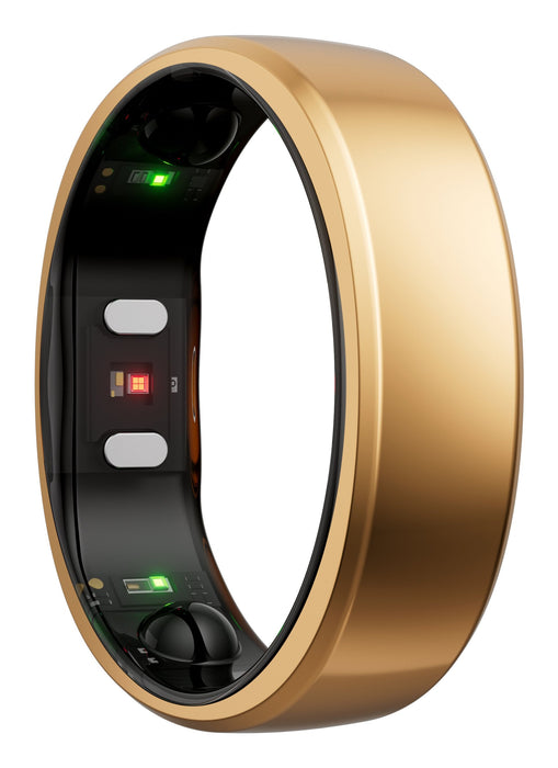 Anillo Inteligente Ringconn Gen2 Para Mujeres Y Hombres - Portátil Para El Seguimiento Del Sueño Y La Actividad Física - Frecuencia Cardíaca - Oro Rosa, Talla 8