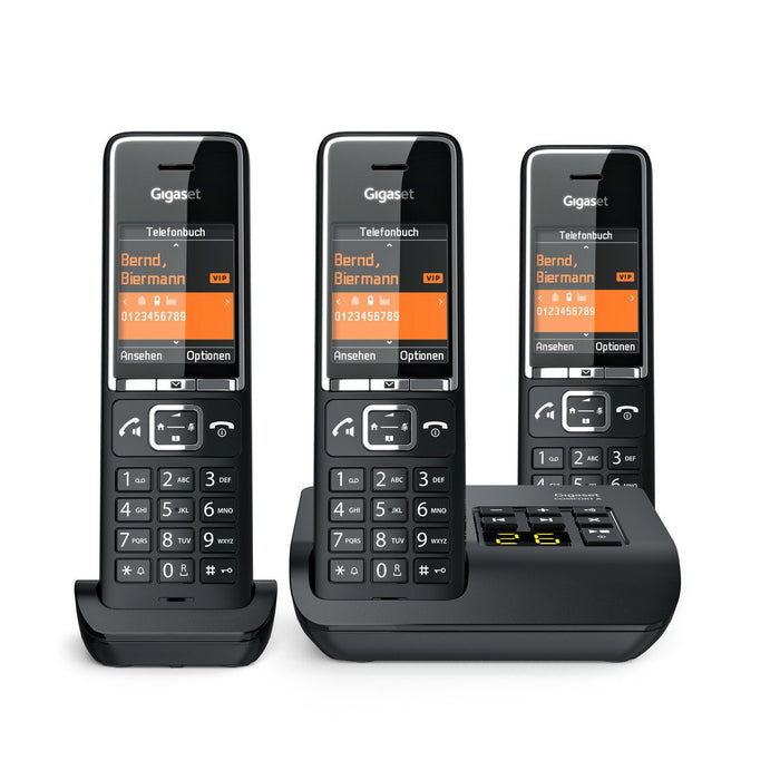 EAN 4250366865843 - Gigaset COMFORT 550A Teléfono analógico Identificador de llamadas Negro imagen 3