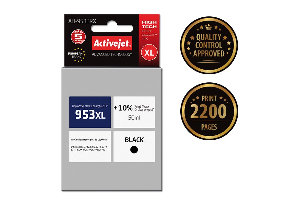 EAN 5901443107453 - Activejet AH-953BRX cartucho de tinta 1 pieza(s) Compatible Alto rendimiento (XL) imagen 2