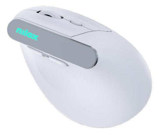 EAN 8431775136403 - Nilox NXMOEVR01W ratón Universal mano derecha RF Wireless + Bluetooth Óptico 1600 DPI imagen 2