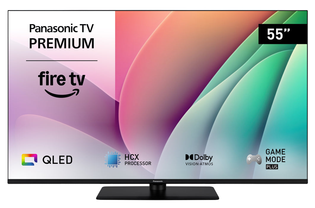 139,7cm 55" (3840x2160) Panasonic Tv-55w80a 16:9 4k Qled Fire Tv Hdr Game Mode