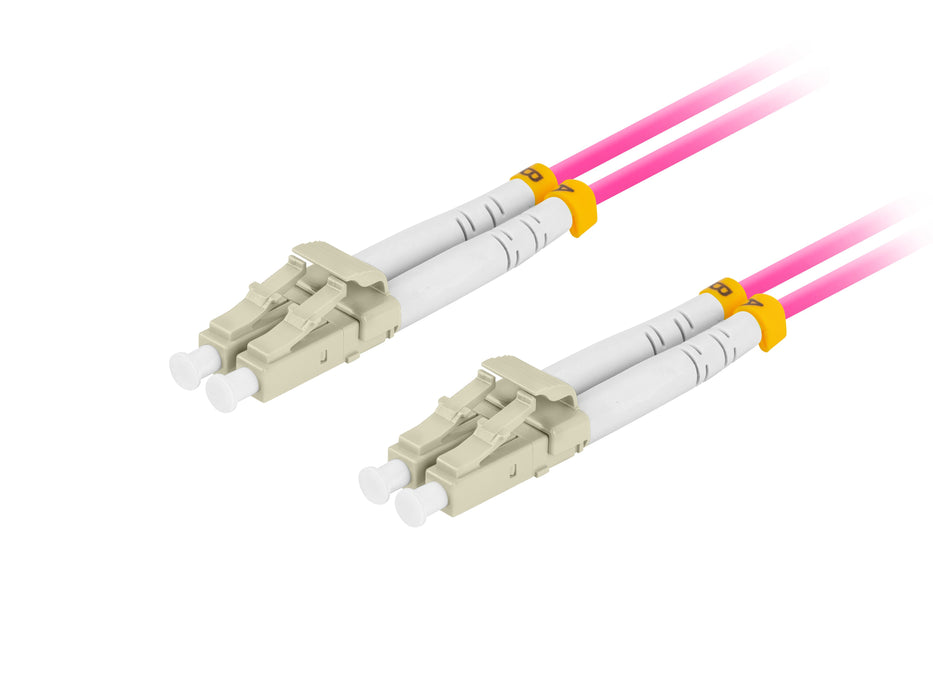 EAN 5901969433371 - Lanberg FO-LULU-MD41-0010-VT Cable de fibra óptica e InfiniBand 1 m LC Violeta imagen 2