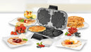 EAN 4011689482410 - Unold 48241 gofrera 2 barquillo(s) 1300 W Negro, Plata imagen 7