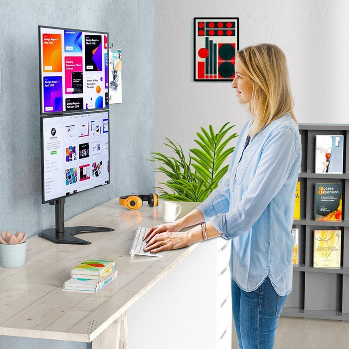EAN 8054529027552 - Techly ICA-LCD 2520V soporte para monitor 68,6 cm (27") Escritorio Negro imagen 14