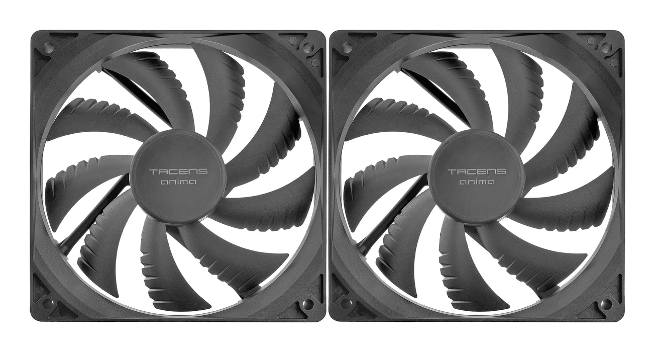 EAN 8435693112204 - Tacens Anima AF12X2 sistema de refrigeración para ordenador Carcasa del ordenador Ventilador 12 cm Negro  imagen 4