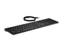 EAN 0198122957545 - HP 320K Wired Keyboard teclado Oficina USB Negro imagen 2