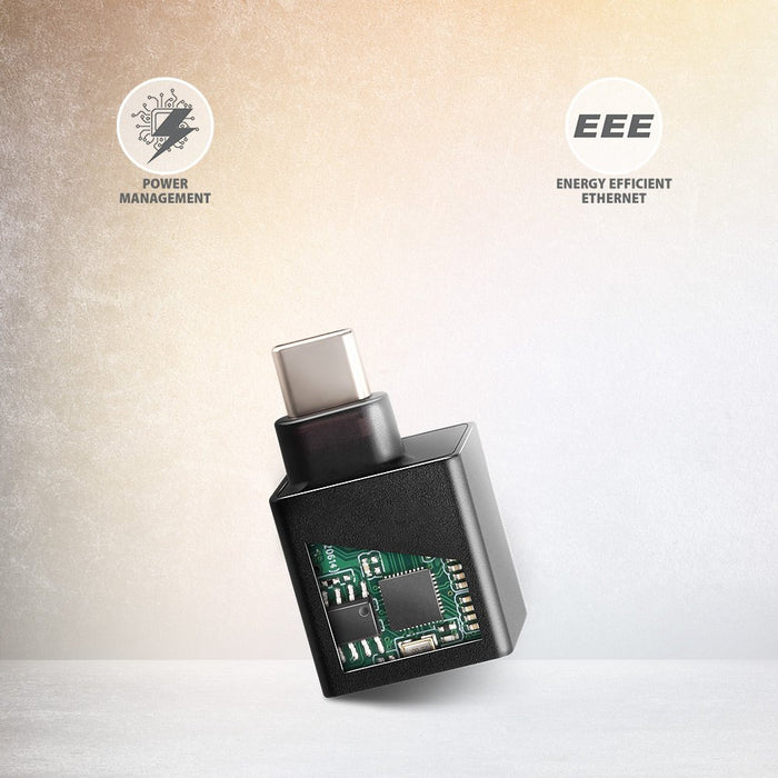 EAN 8595247907820 - Axagon ADE-MINIC USB-C 3.2 Gen 1 Gigabit Ethernet MINI adapter - schwarz - Adapter - Digital/Daten 1000 M imagen 5