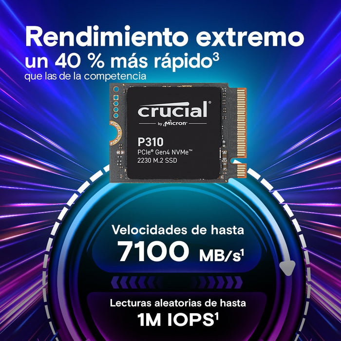 EAN 0649528942265 - Crucial CT2000P310SSD2 unidad de estado sólido PCI Express 4.0 imagen 2