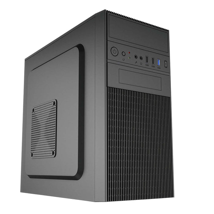 Akyga Micro Atx Case Ak19bk Usb-C + Usb 3.0 + 2x Usb 2.0 Negro W O Psu